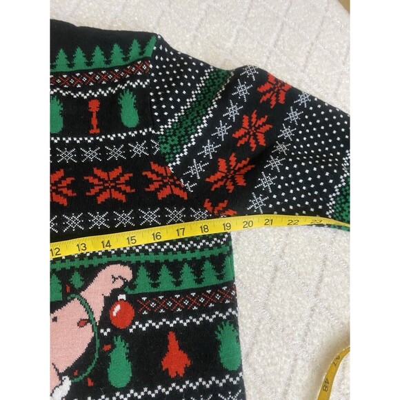 Sponge Bob Nickelodeon Patrick Christmas Theme AOP Ugly Sweater Size Small - Picture 13 of 14